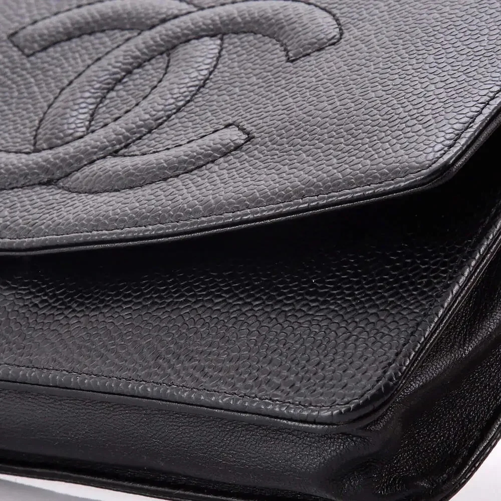 Chanel Timeless Wallet On Chain Caviar #229894C24B